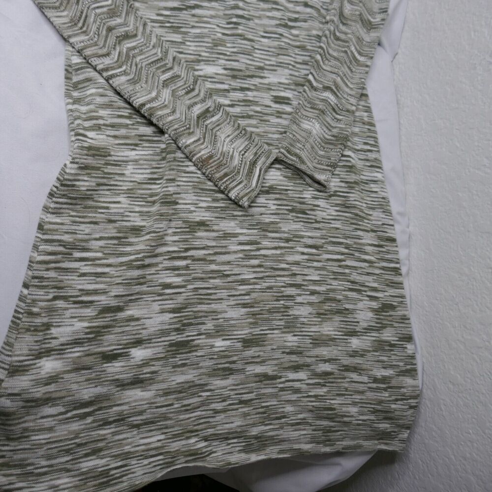 Aventura Gemma Sweater Dress Organic Cotton Knit Long Sleeve Olive Size Small - Picture 3 of 10
